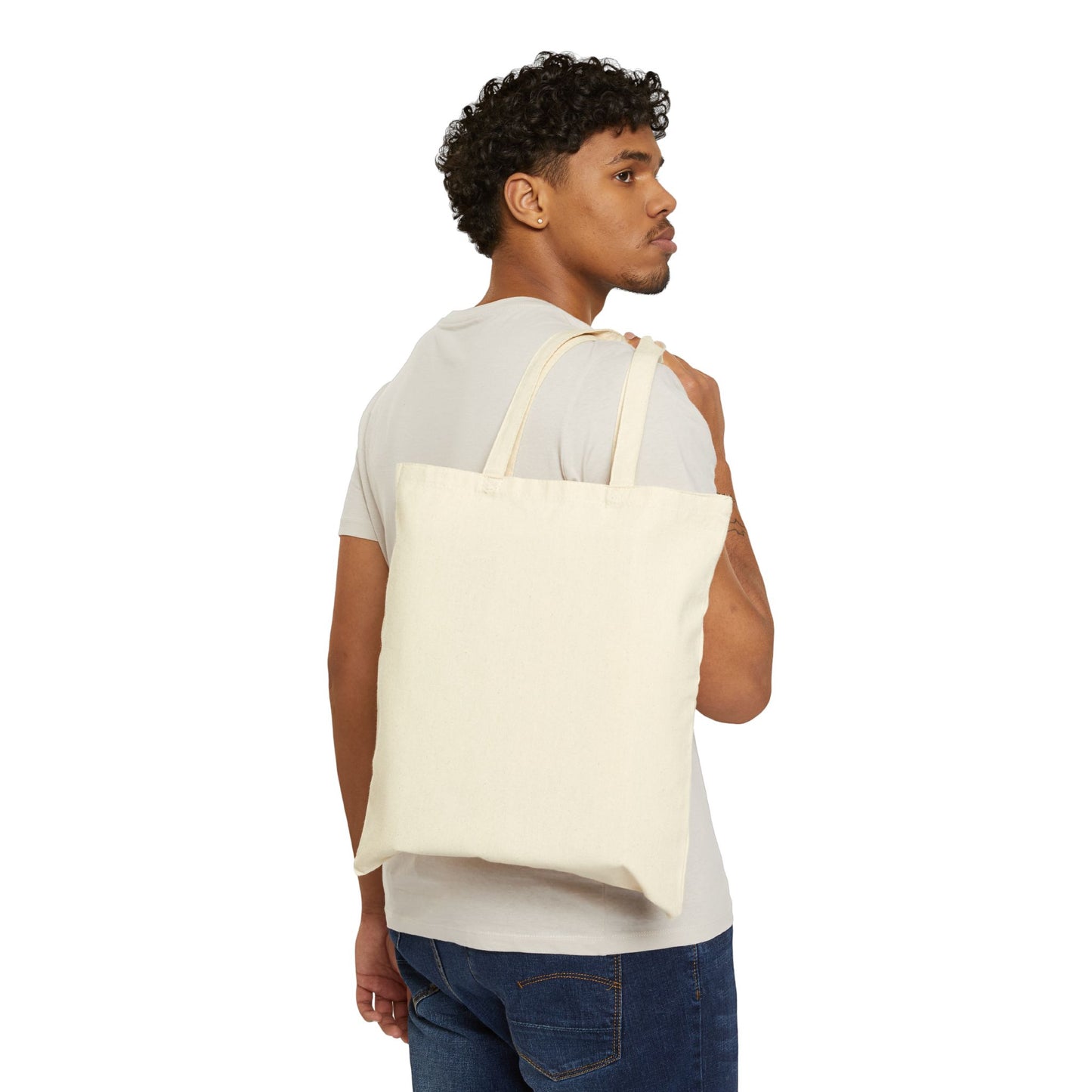 Corgi Club Cotton Tote Bag — Cute Minimal Dog Outline Eco Shopper